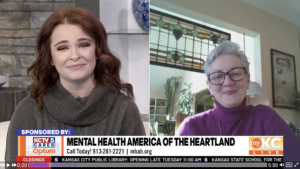 screenshot of video of Sue Lewis on Mental Illness and Mental Health.